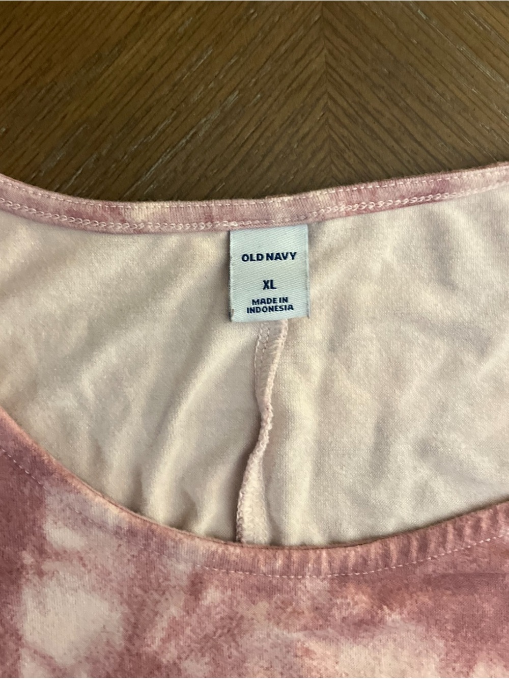 Old Navy Sleeveless Swing Tank Dress in Mauve Tie Dye Size XL - Picture 5 of 6